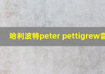 哈利波特peter pettigrew音标